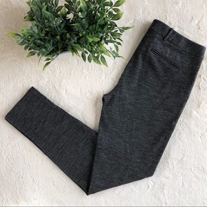Theory heathered gray ponte knit skinny pants 8